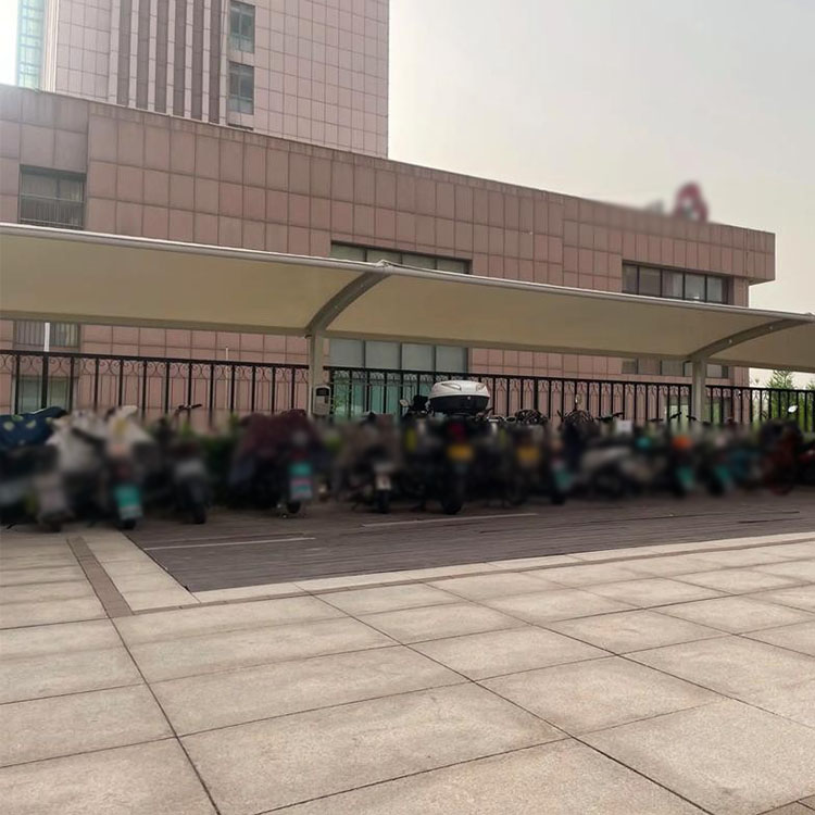 汕尾膜结构电动车棚