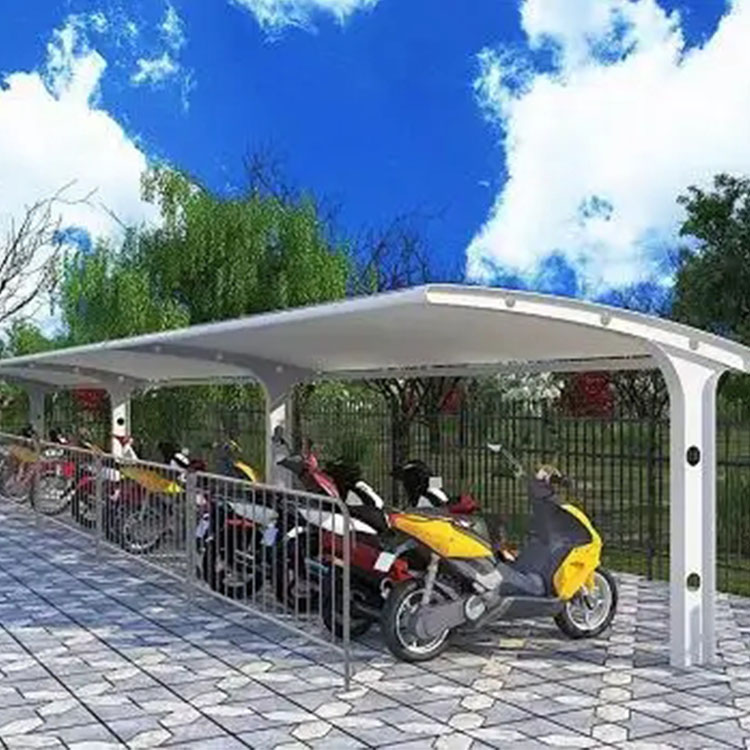 汕尾膜结构电动车棚